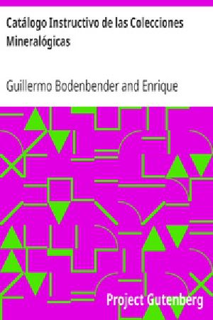 [Gutenberg 20159] • Catálogo Instructivo de las Colecciones Mineralógicas